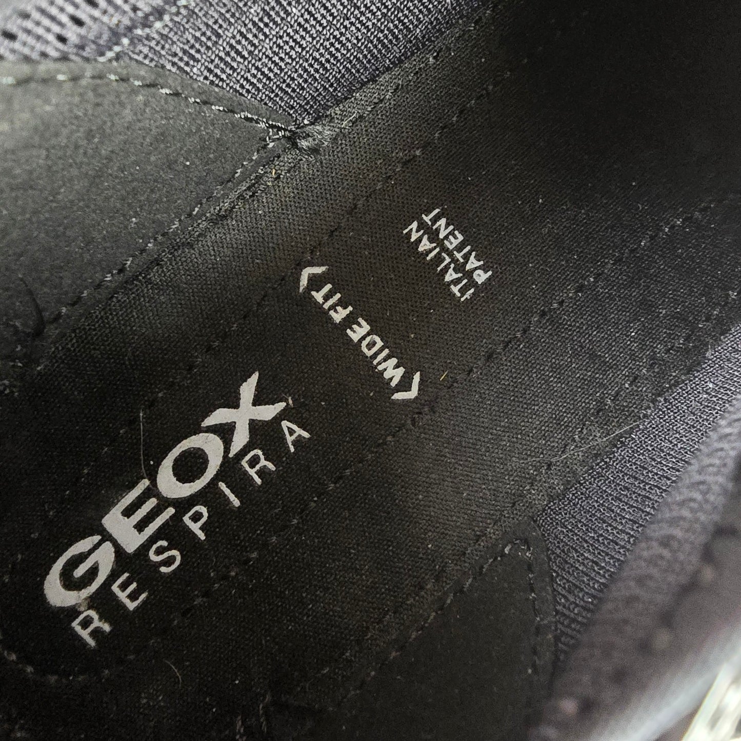 Geox Black Nebula X B Lace-Up Wide Fit Sneakers Size 7