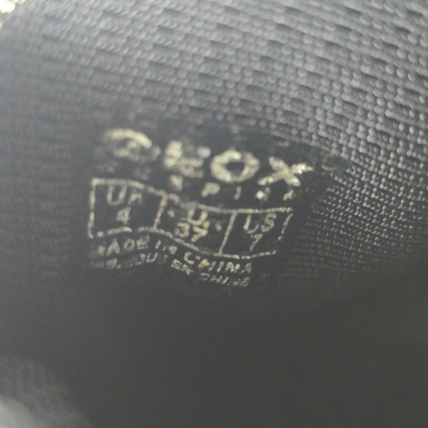 Geox Black Nebula X B Lace-Up Wide Fit Sneakers Size 7