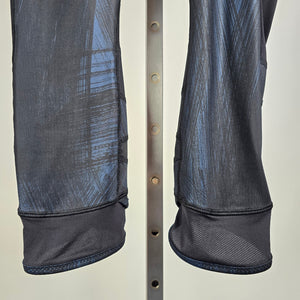 Lululemon Speed Tight Blue & Black Cropped Leggings Size 6