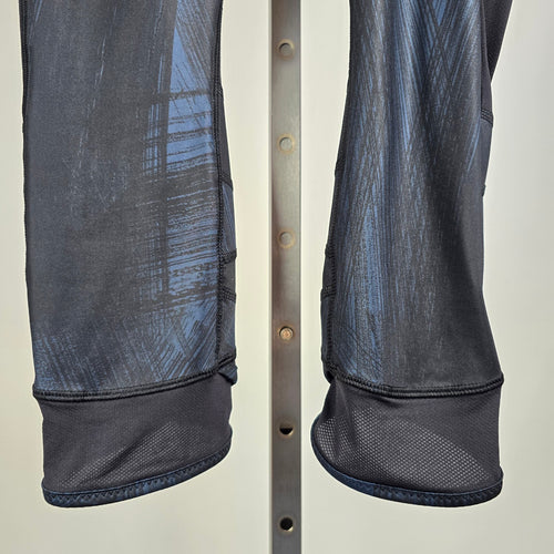 Lululemon Speed Tight Blue & Black Cropped Leggings Size 6