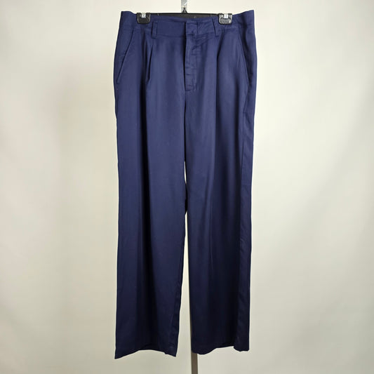 the Gap Blue Wide Leg Trouser Pants Size 12
