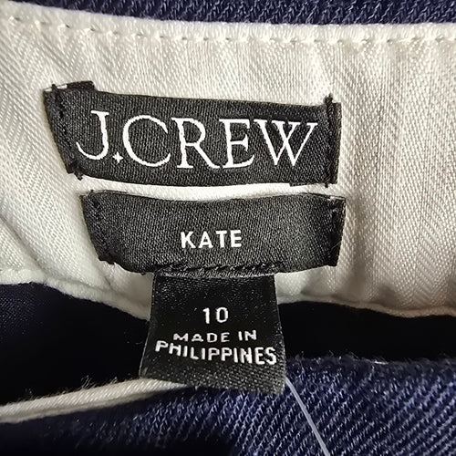 J.Crew Reimagined Blue Kate Linen Wide Leg Pants Size 10
