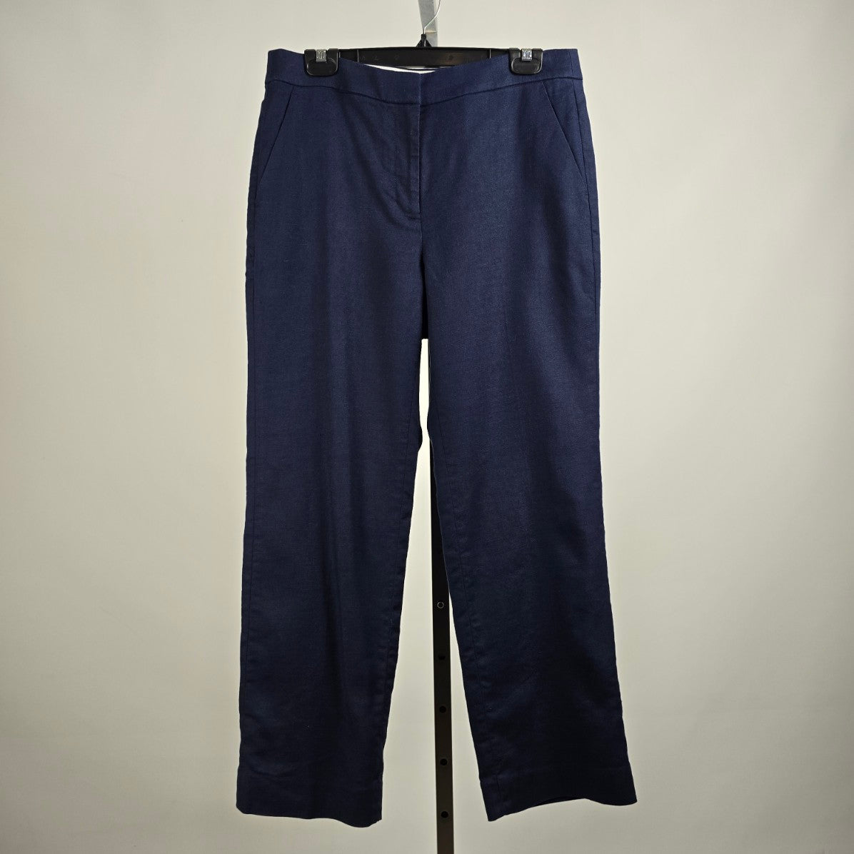 J.Crew Reimagined Blue Kate Linen Wide Leg Pants Size 10