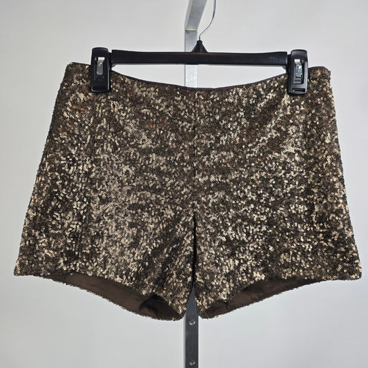 Banana Republic Bronze Sequined Shorts Size 4P