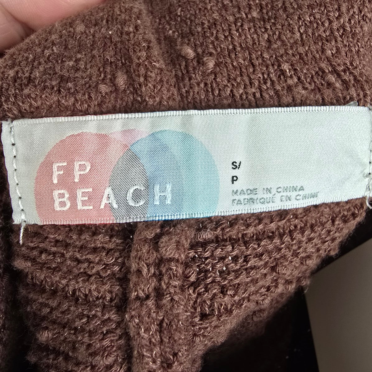 Free People Beach Brown Knit Shorts Size S