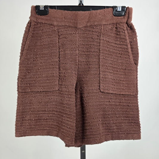 Free People Beach Brown Knit Shorts Size S