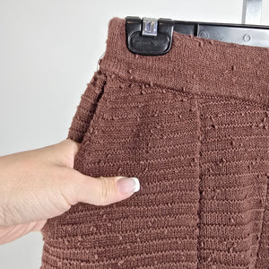 Free People Beach Brown Knit Shorts Size S