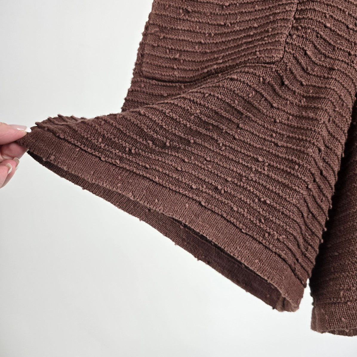 Free People Beach Brown Knit Shorts Size S