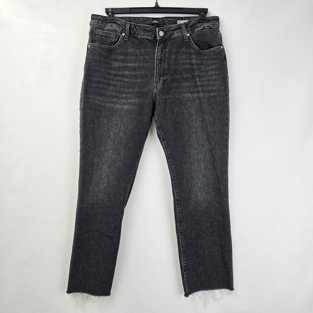 Mavi Viola High Rise Slim Straight Black Denim Jeans Size 32/29