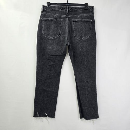 Mavi Viola High Rise Slim Straight Black Denim Jeans Size 32/29