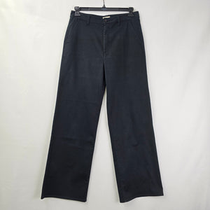 Brixton Black Wide Leg Cotton Dress Pants Size 30