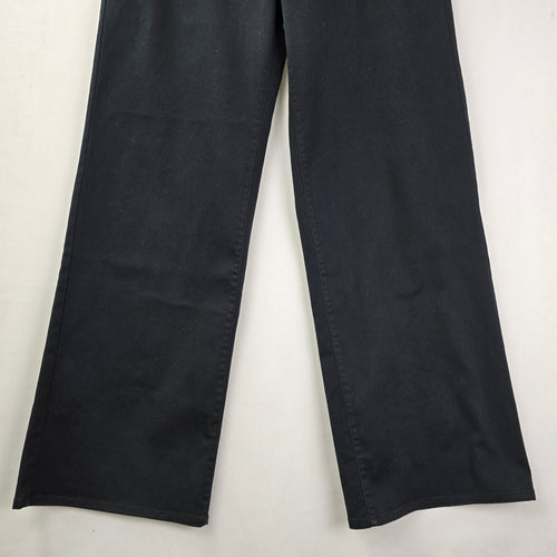 Brixton Black Wide Leg Cotton Dress Pants Size 30
