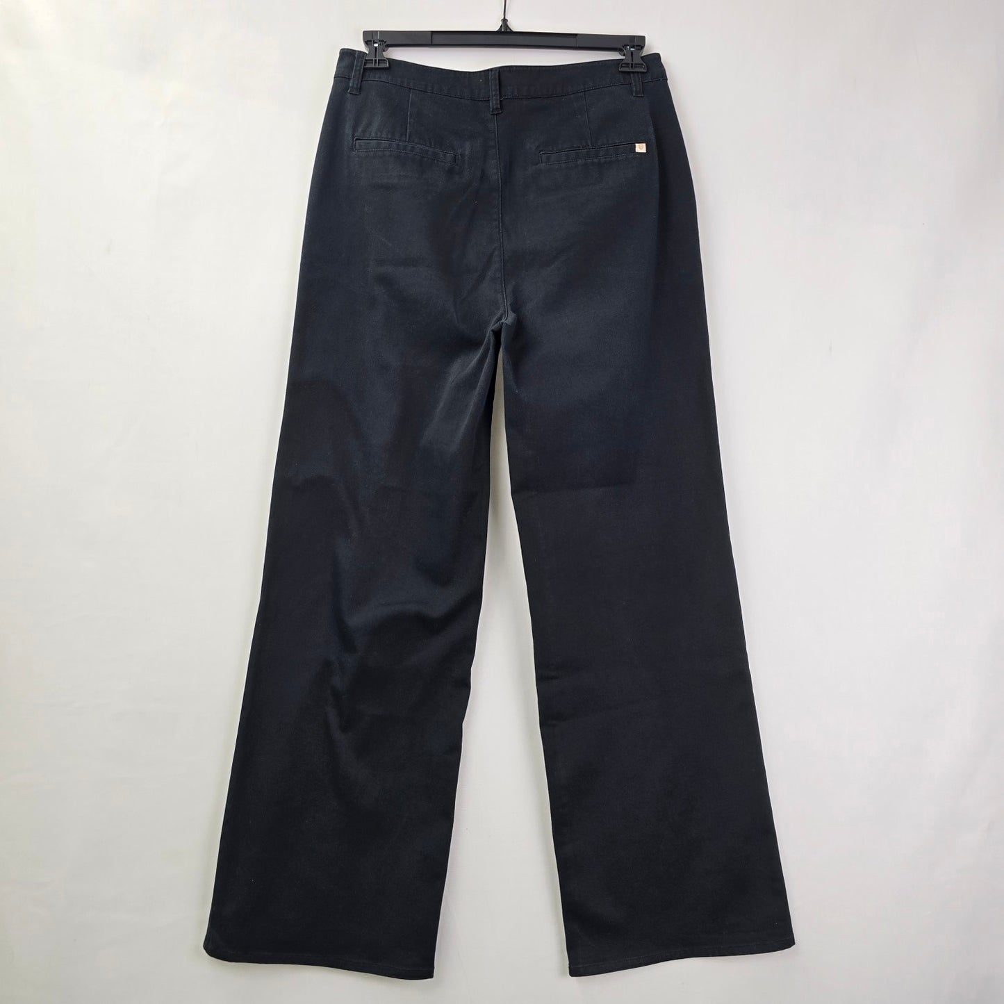 Brixton Black Wide Leg Cotton Dress Pants Size 30