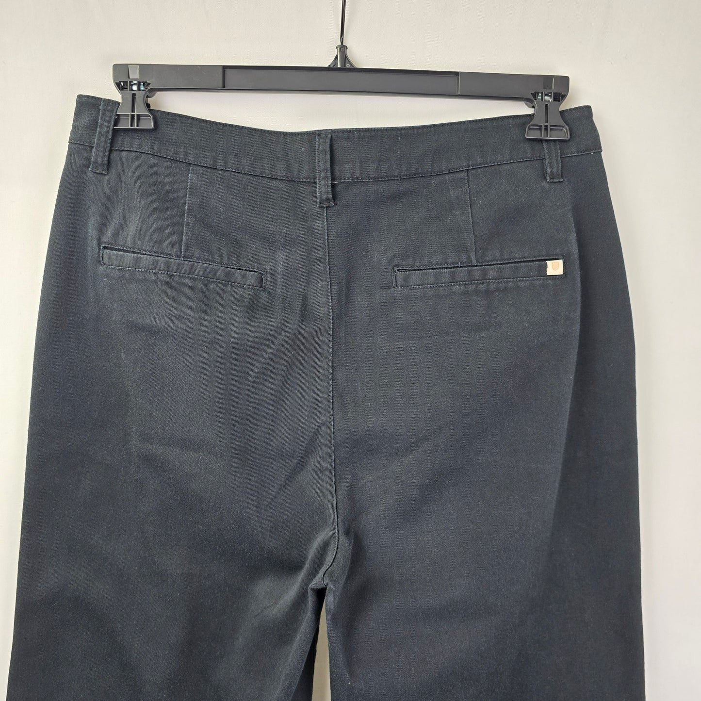 Brixton Black Wide Leg Cotton Dress Pants Size 30