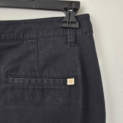 Brixton Black Wide Leg Cotton Dress Pants Size 30