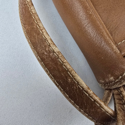 Derek Alexander Brown Leather Crossbody Purse