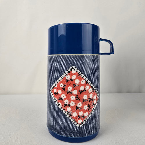 Vintage Aladdin Faux Denim Lunch Pail & Thermos Purse