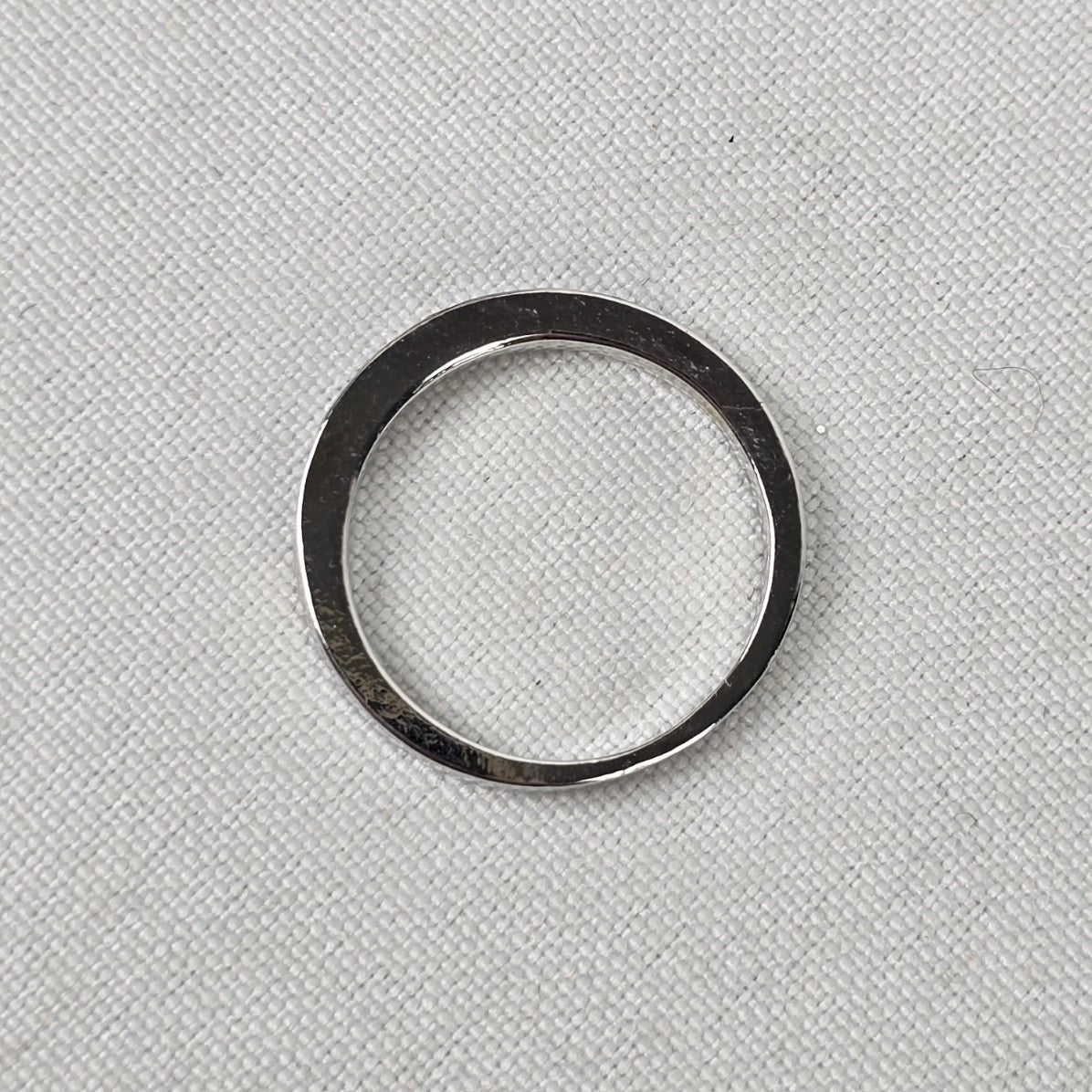 925 Sterling Silver Blue Delicate Stacking Ring Size 8