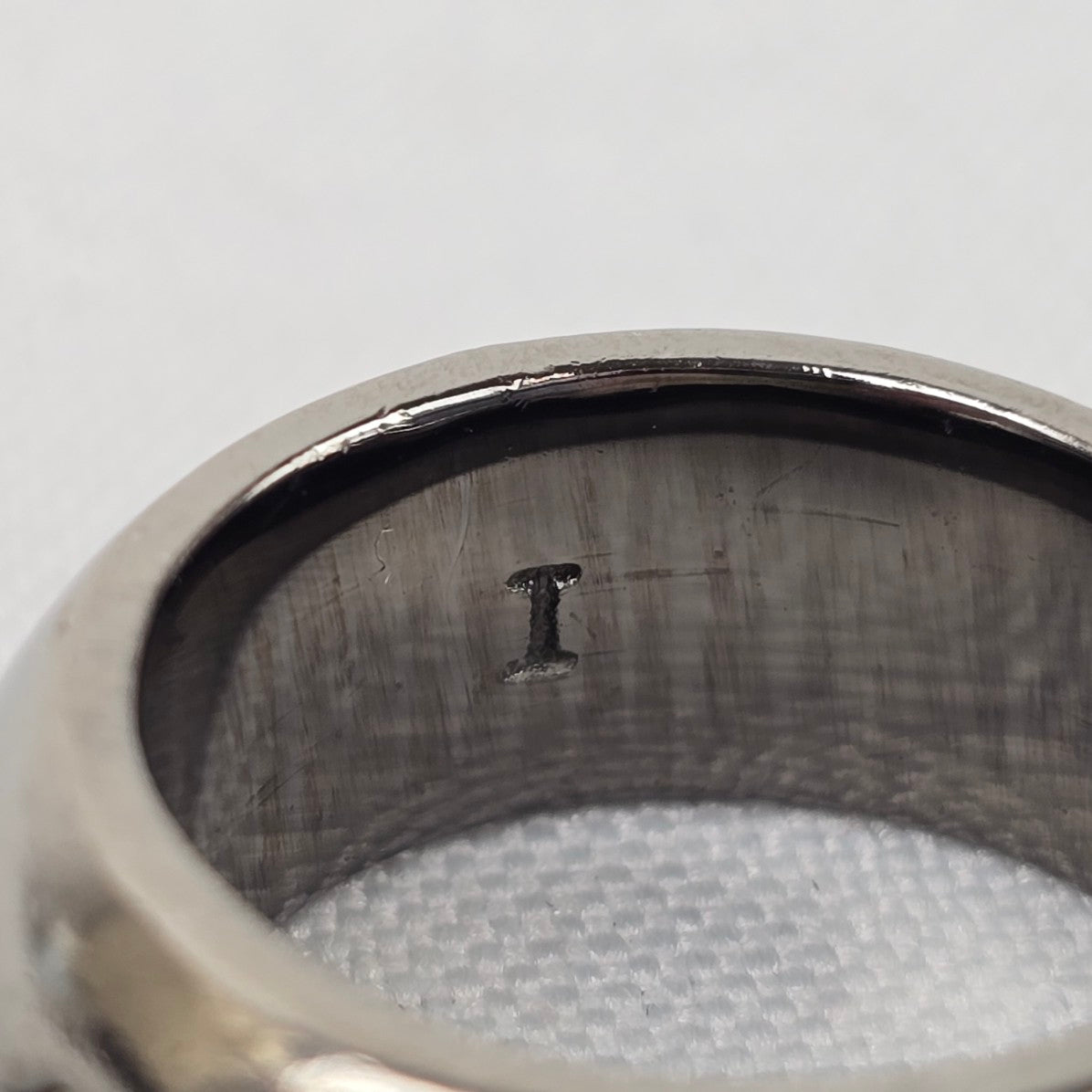 Dyrberg Kern Black Crystal Chucky Ring Size 5.5