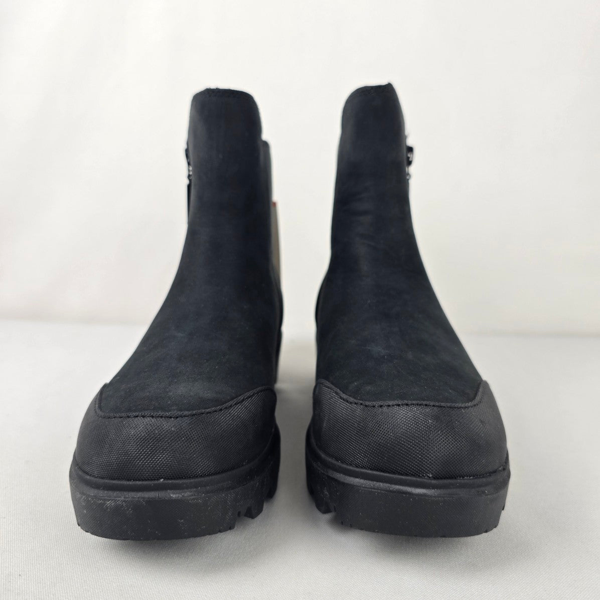 Bogs Black Holly Zip Up Leather Waterproof Ankle Boots Size 6