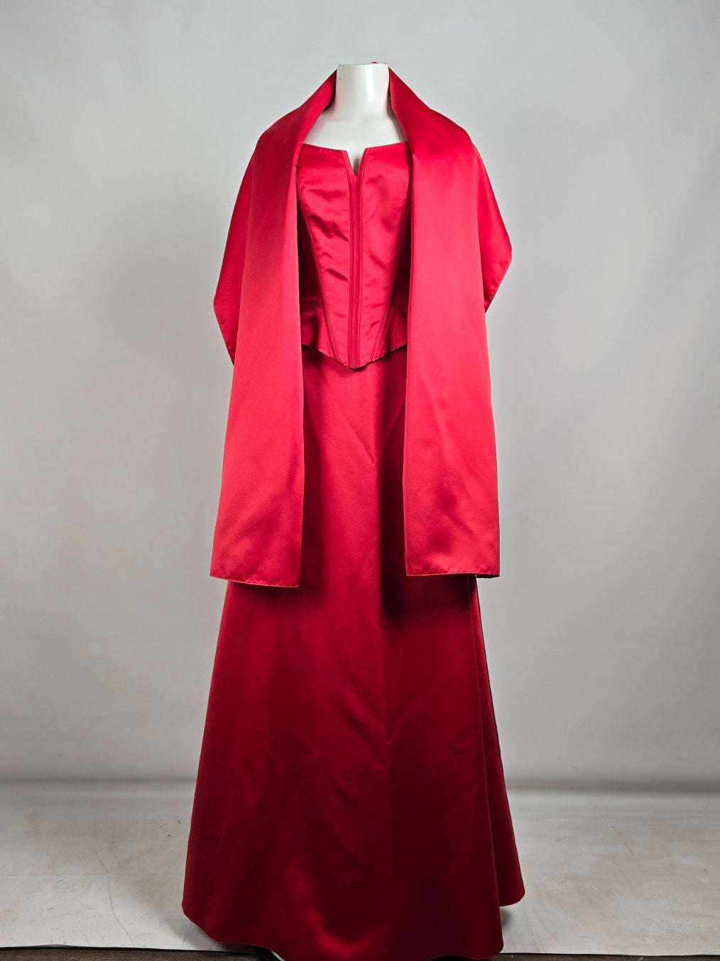 Romantic Bridals Red Two Piece Grad Even Dress Size 10