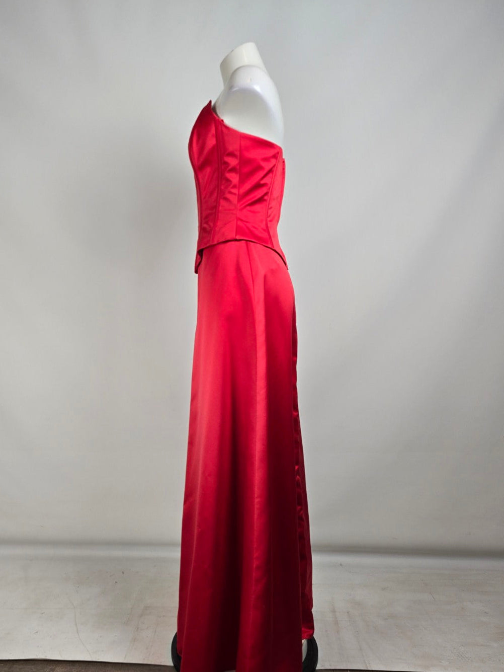 Romantic Bridals Red Two Piece Grad Even Dress Size 10