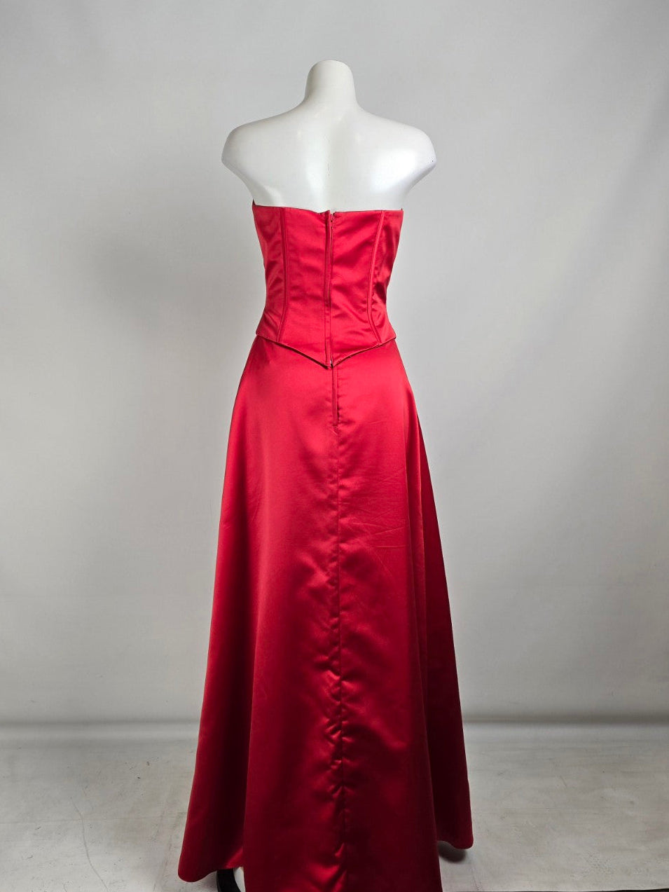 Romantic Bridals Red Two Piece Grad Even Dress Size 10
