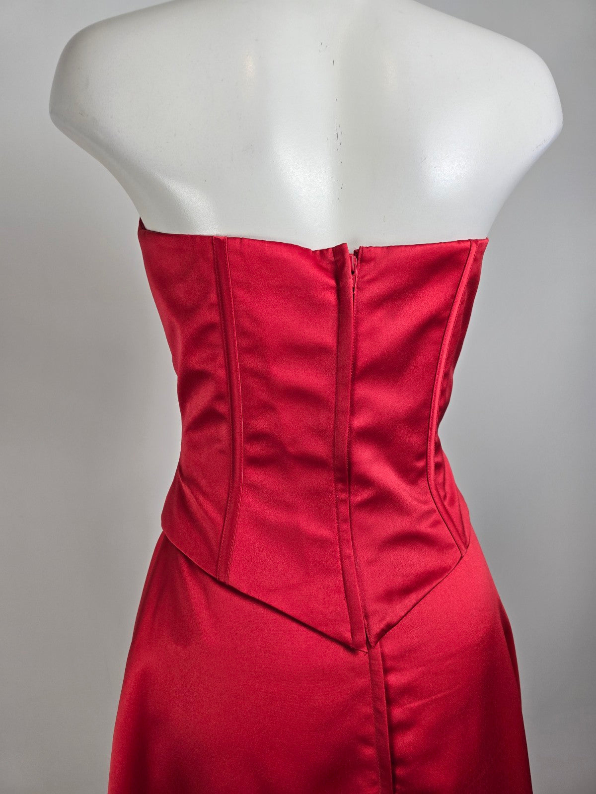 Romantic Bridals Red Two Piece Grad Even Dress Size 10