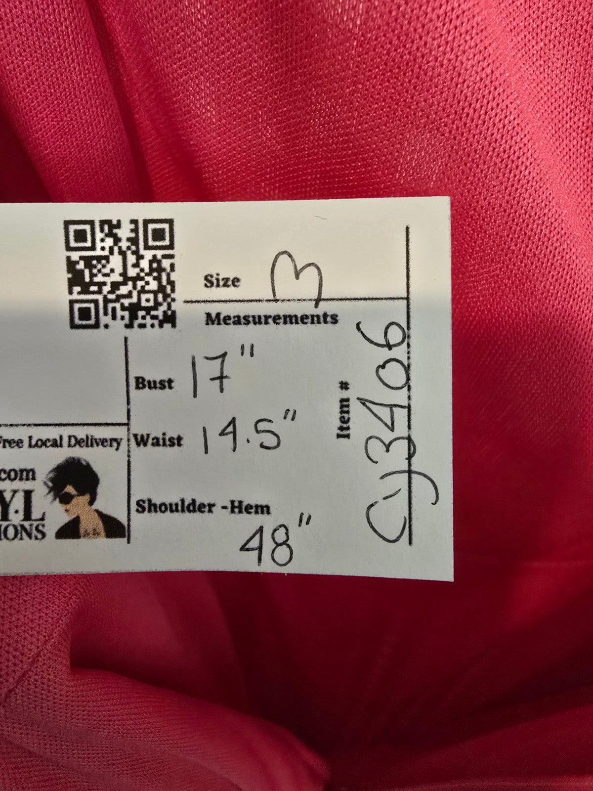 Lulus Hot Pink Gingham Burnout Fit & Flare Midi Dress Size M