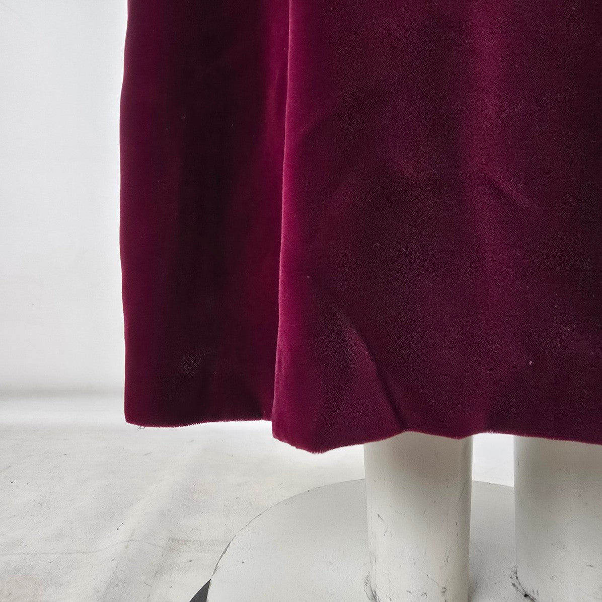 Vintage Purple Velvet Empire Waist Event Dress Size M/L