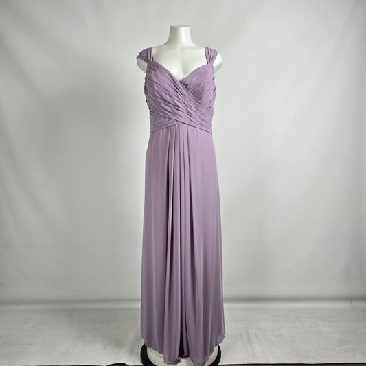 Mori Lee Lavender Purple Bridesmaids Gown Event Dress Size 18