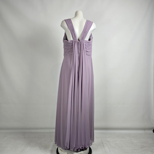 Mori Lee Lavender Purple Bridesmaids Gown Event Dress Size 18