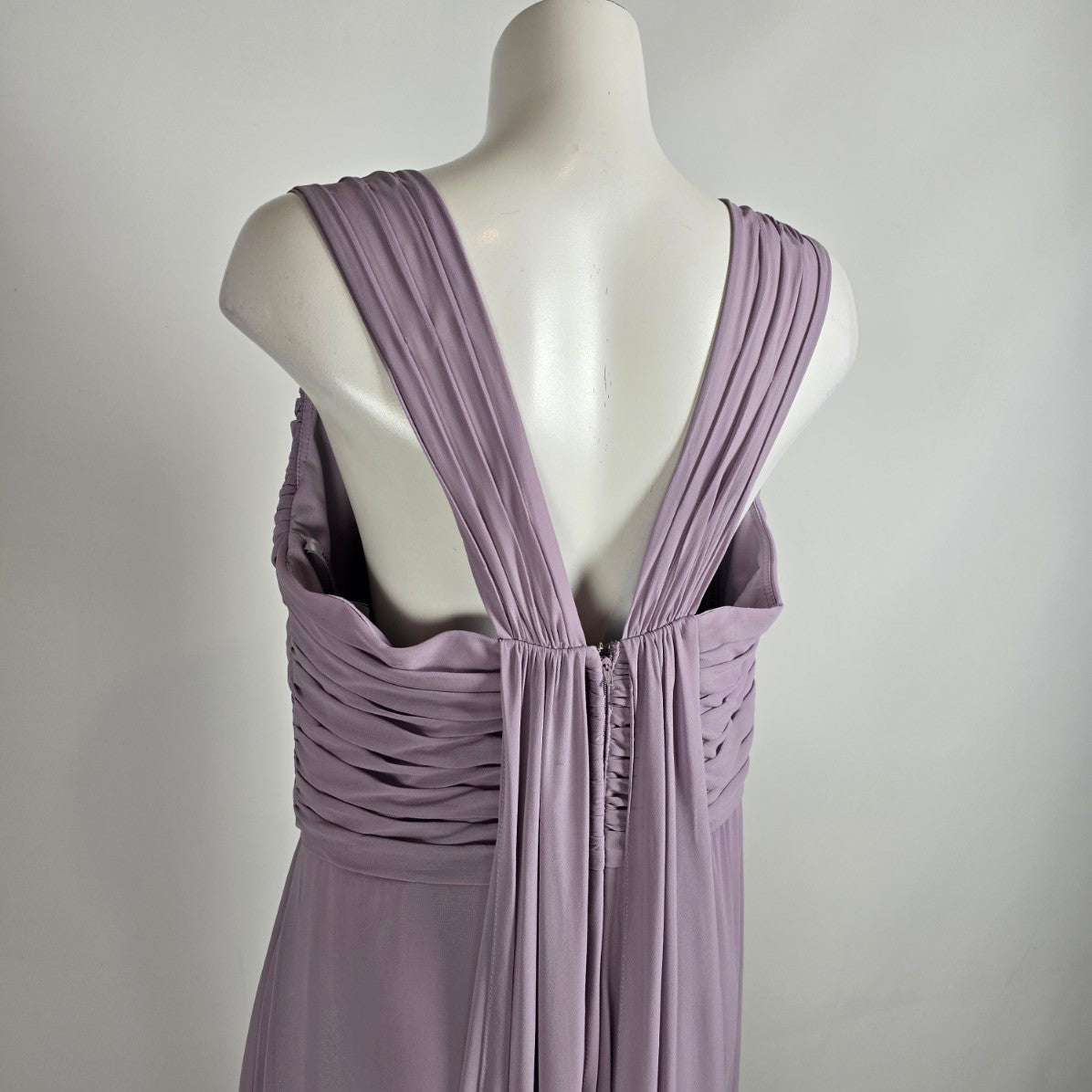 Mori Lee Lavender Purple Bridesmaids Gown Event Dress Size 18