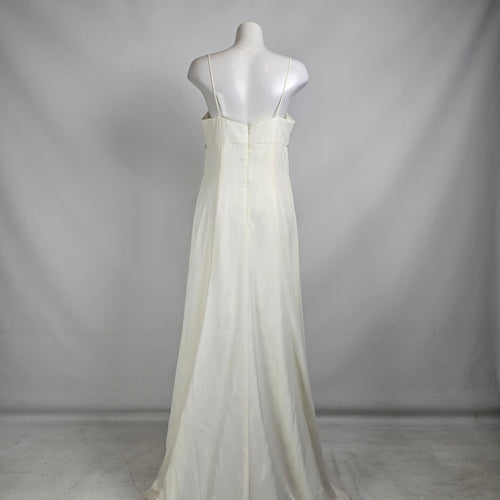 Vintage Niki by Niki Livas Empire Waist Beaded Belt Wedding Gown Size 14