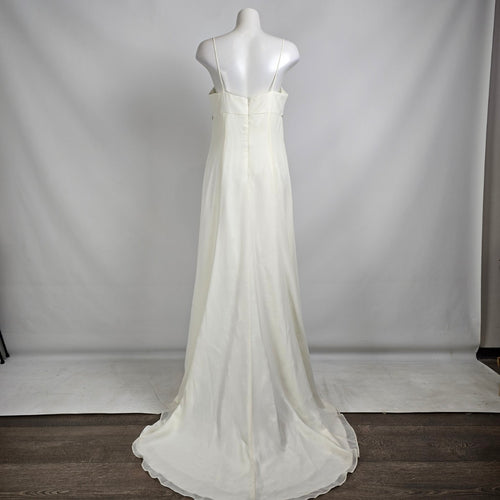 Vintage Niki by Niki Livas Empire Waist Beaded Belt Wedding Gown Size 14