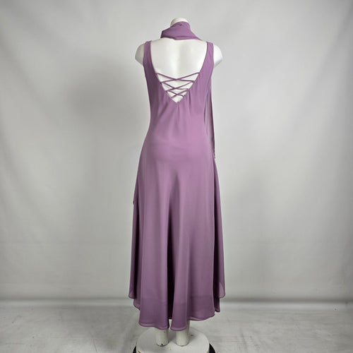 Vintage Nu Mode Lavender Purple Long Event Gown Size 11/12