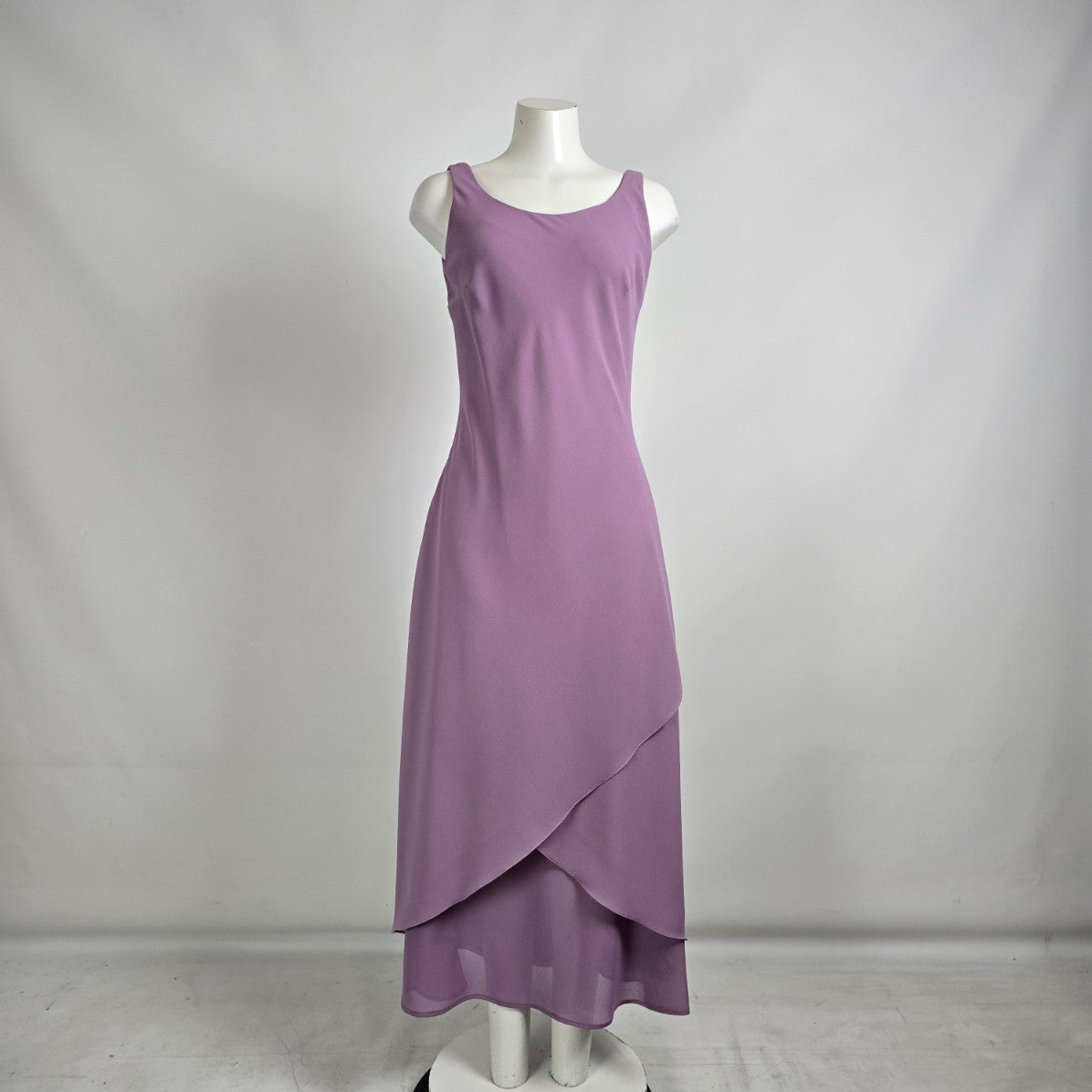Vintage Nu Mode Lavender Purple Long Event Gown Size 11/12