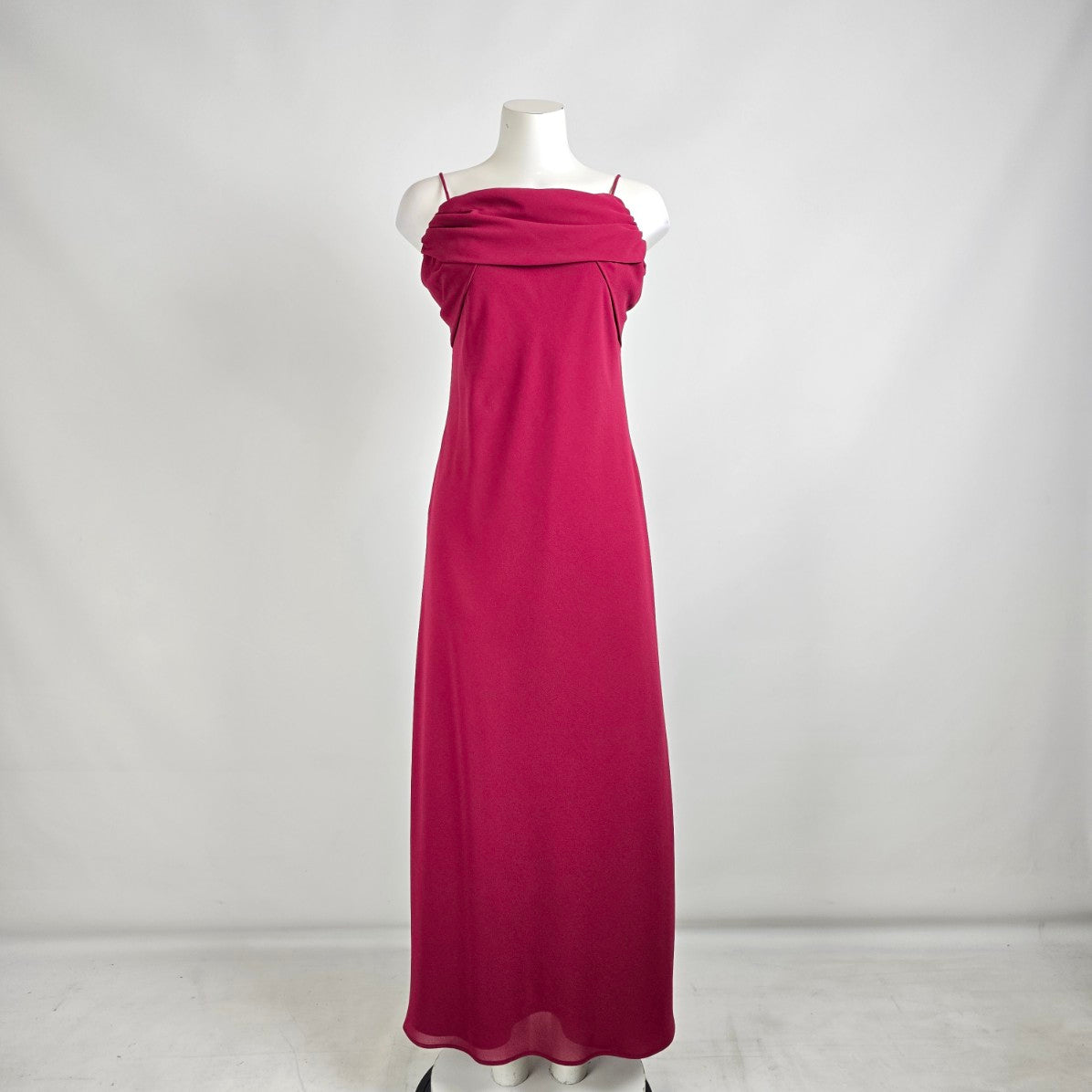Vintage Jessica Burgundy Long Event Dress Size 12