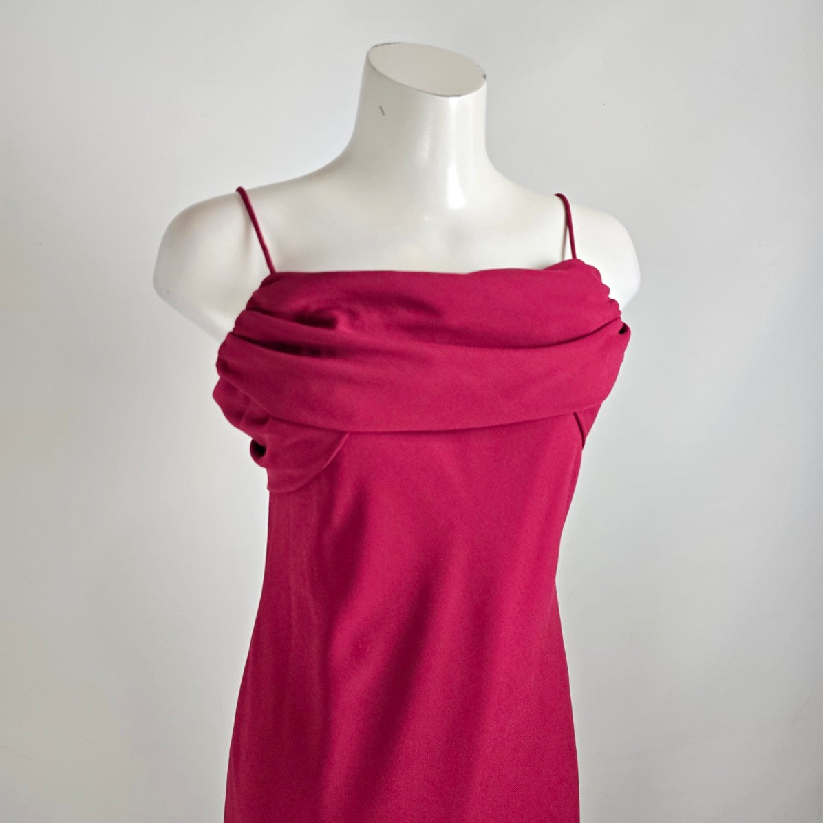 Vintage Jessica Burgundy Long Event Dress Size 12