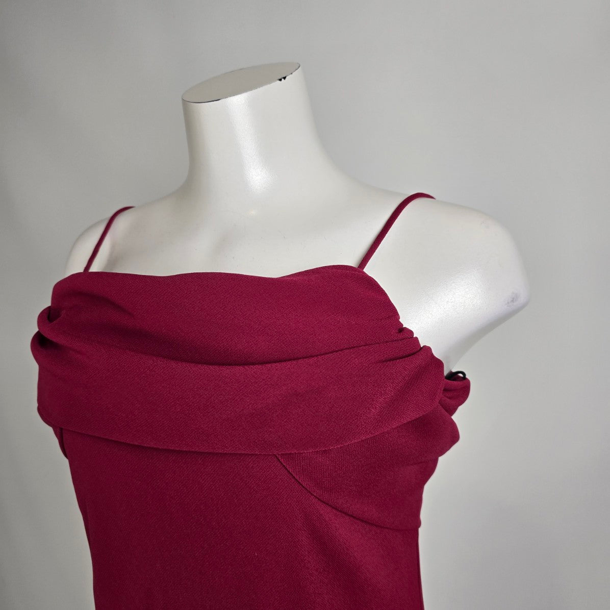 Vintage Jessica Burgundy Long Event Dress Size 12