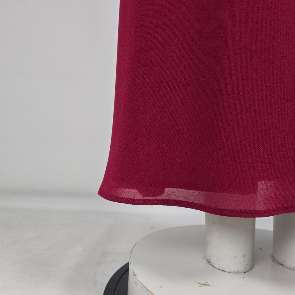 Vintage Jessica Burgundy Long Event Dress Size 12