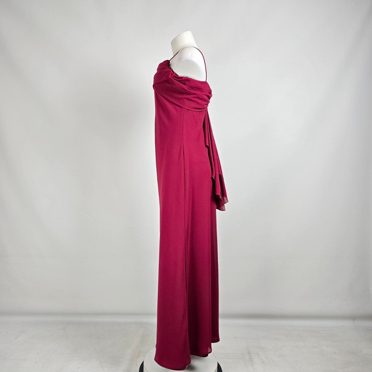 Vintage Jessica Burgundy Long Event Dress Size 12