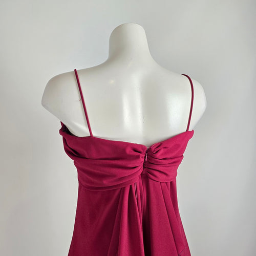 Vintage Jessica Burgundy Long Event Dress Size 12