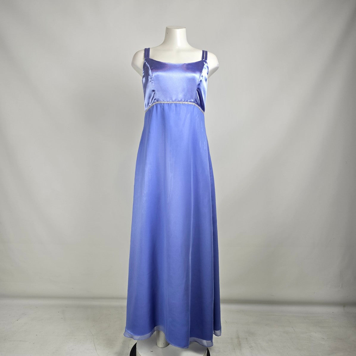 Vintage Handmade Blue Long Event Bridsmaids Dress Size S/M