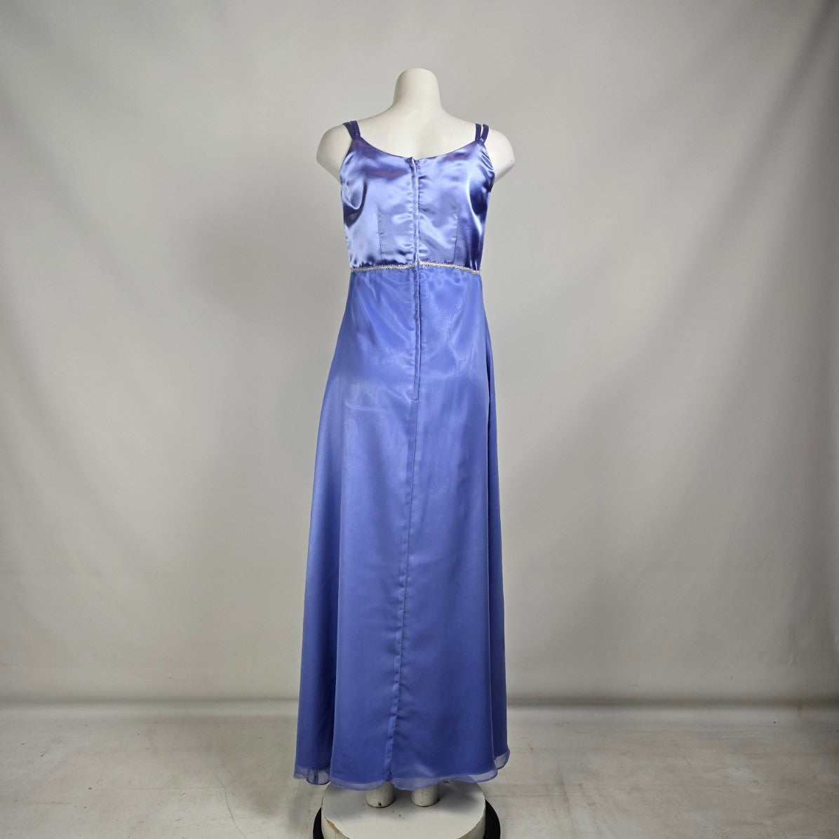 Vintage Handmade Blue Long Event Bridsmaids Dress Size S/M