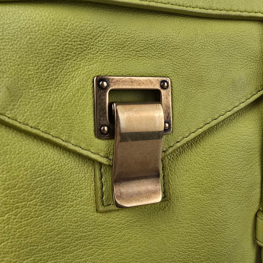 Proenza Schouler PS1 Chartreuse Leather Handbag Crossbody