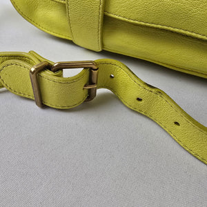 Proenza Schouler PS1 Chartreuse Leather Handbag Crossbody