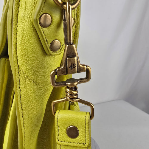 Proenza Schouler PS1 Chartreuse Leather Handbag Crossbody