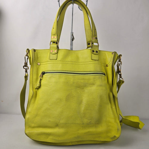 Proenza Schouler PS1 Chartreuse Leather Handbag Crossbody