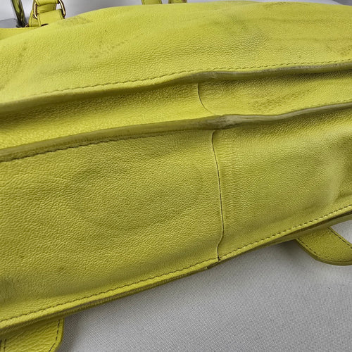 Proenza Schouler PS1 Chartreuse Leather Handbag Crossbody